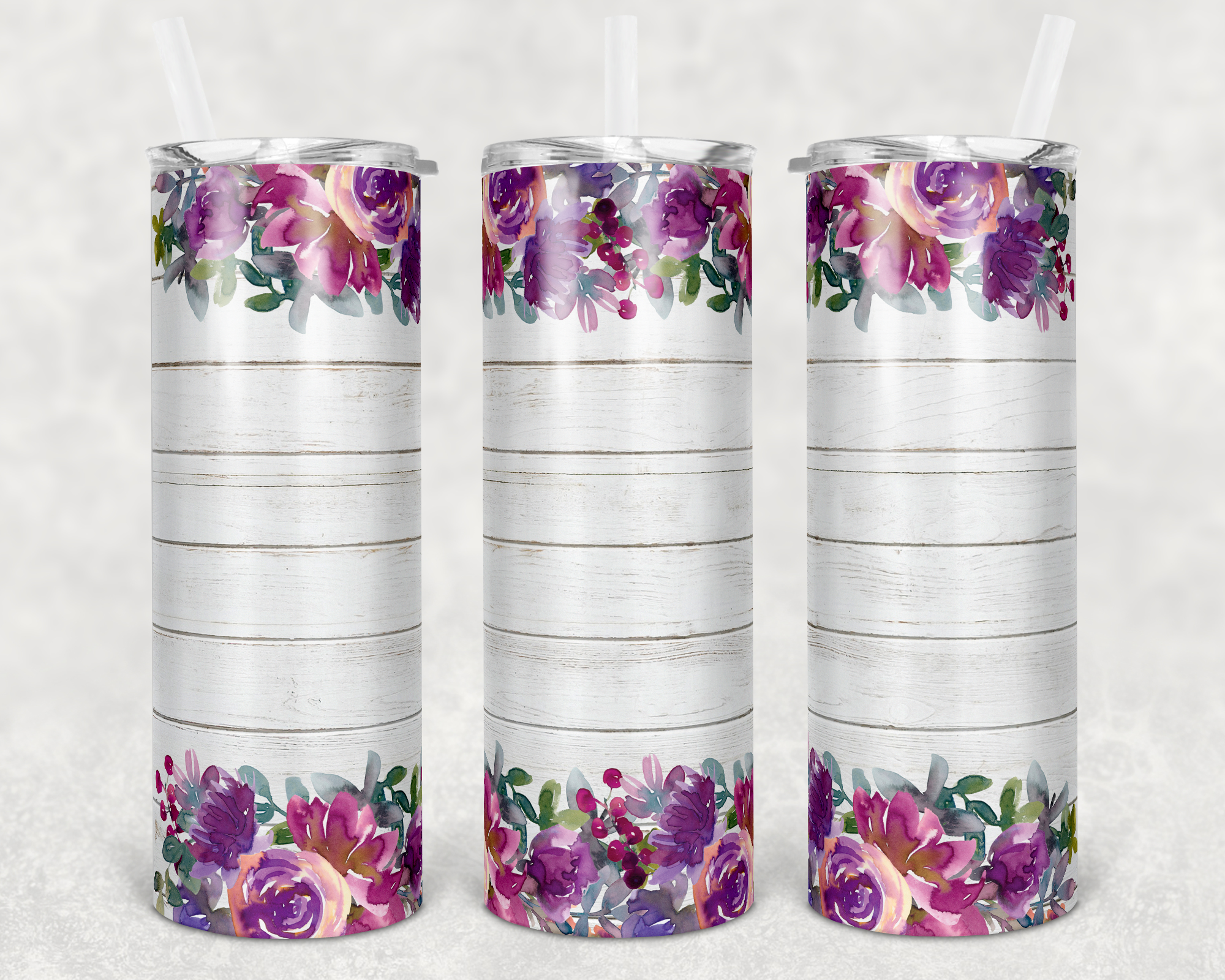 Lavender Florals - 20oz Tumbler