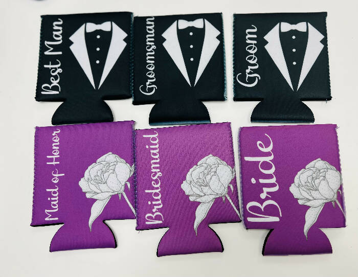 Bridal Party Koozies