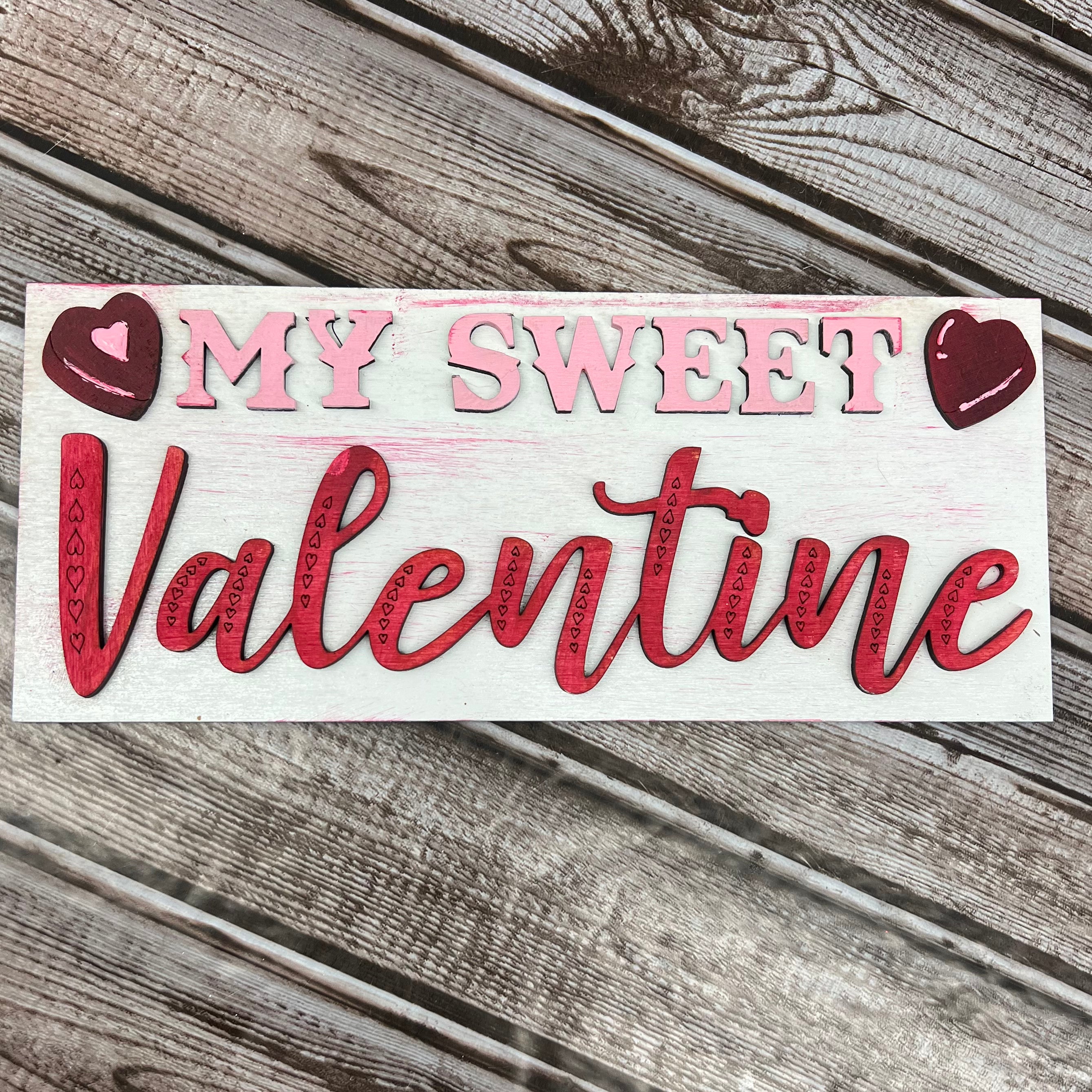 My Sweet Valentine - Rectangle insert