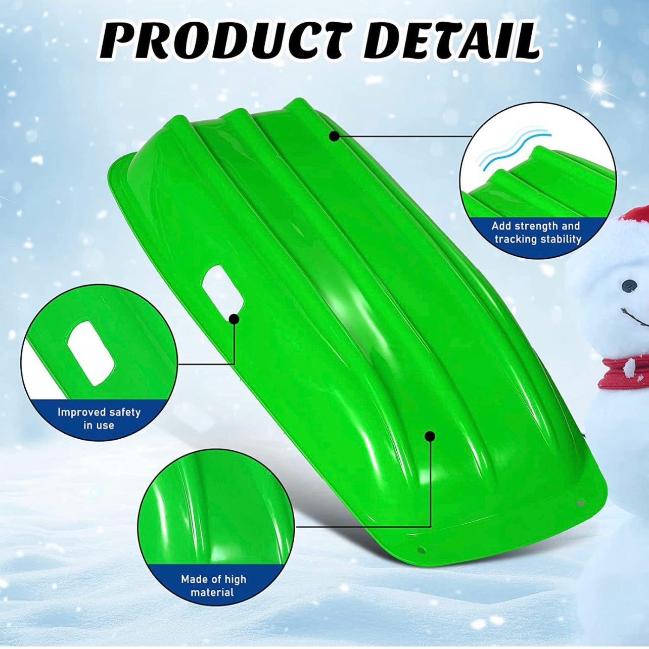 35" Classic Snow Sled