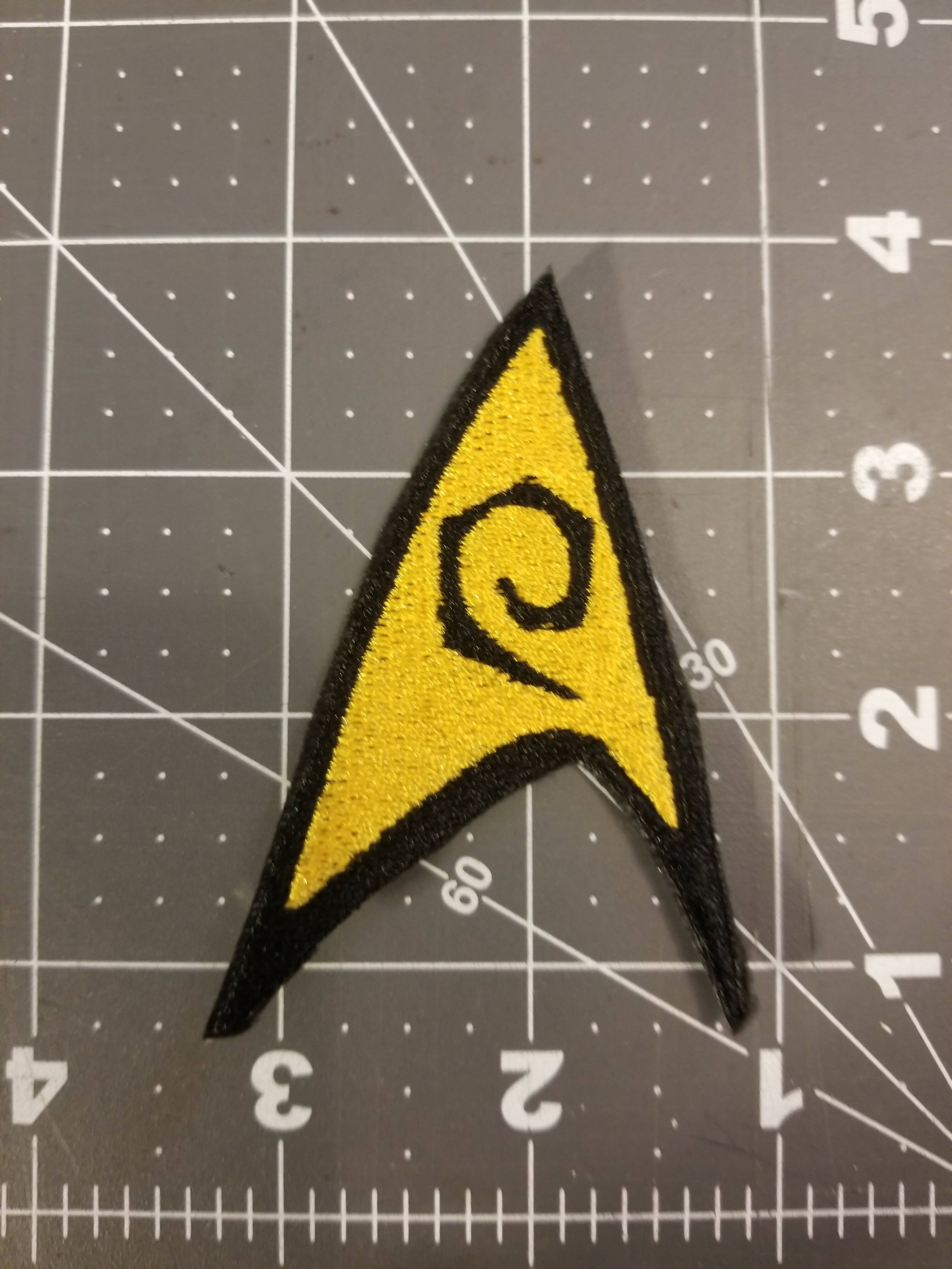 Star Fleet Iron On Patch