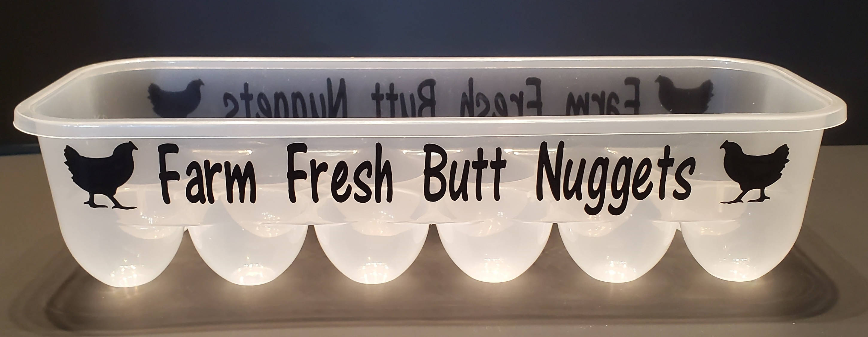 Farm Fresh Butt Nuggets... Egg Carton