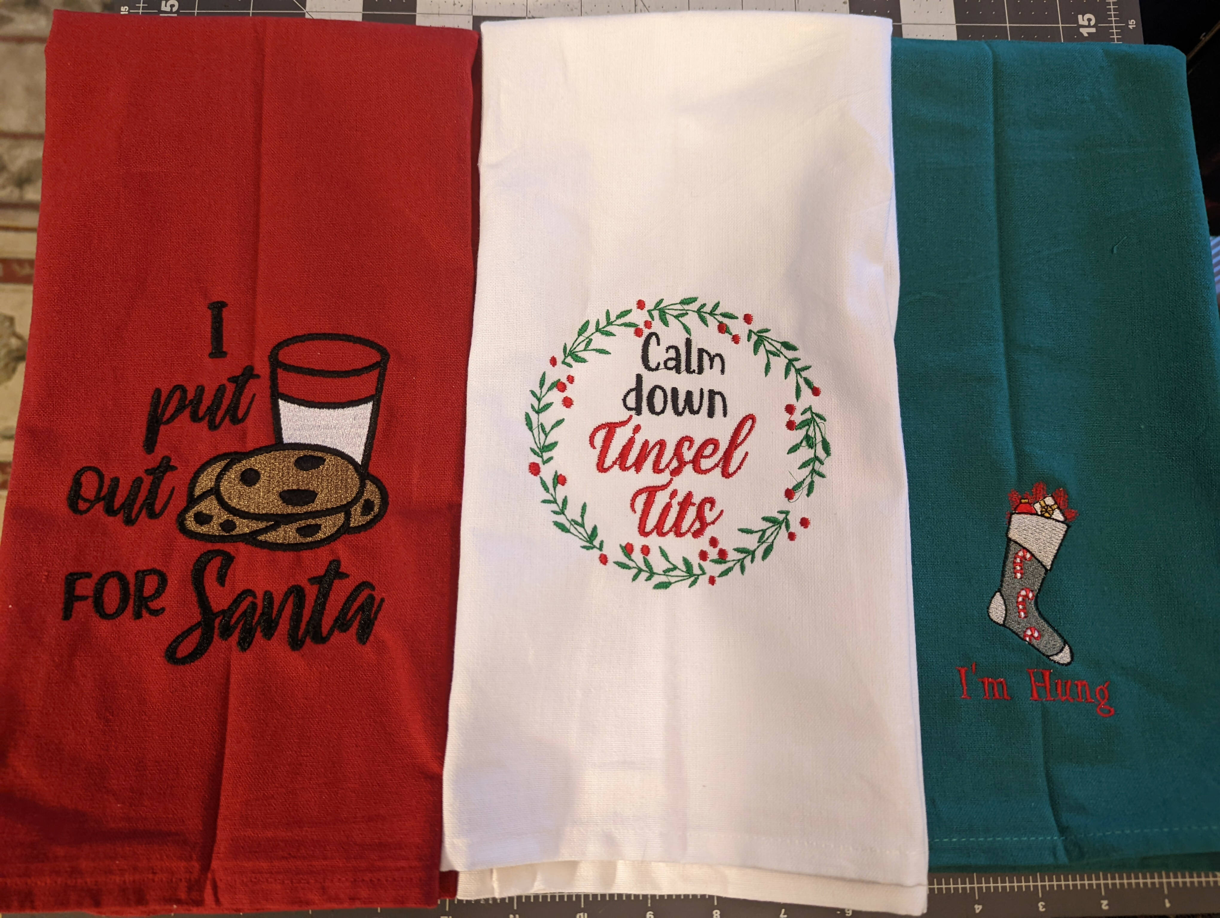 I Put Out for Santa Towel