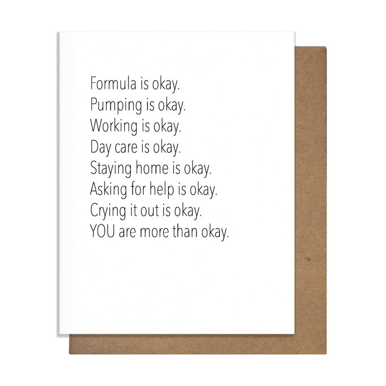 Okay Parent Greeting Card