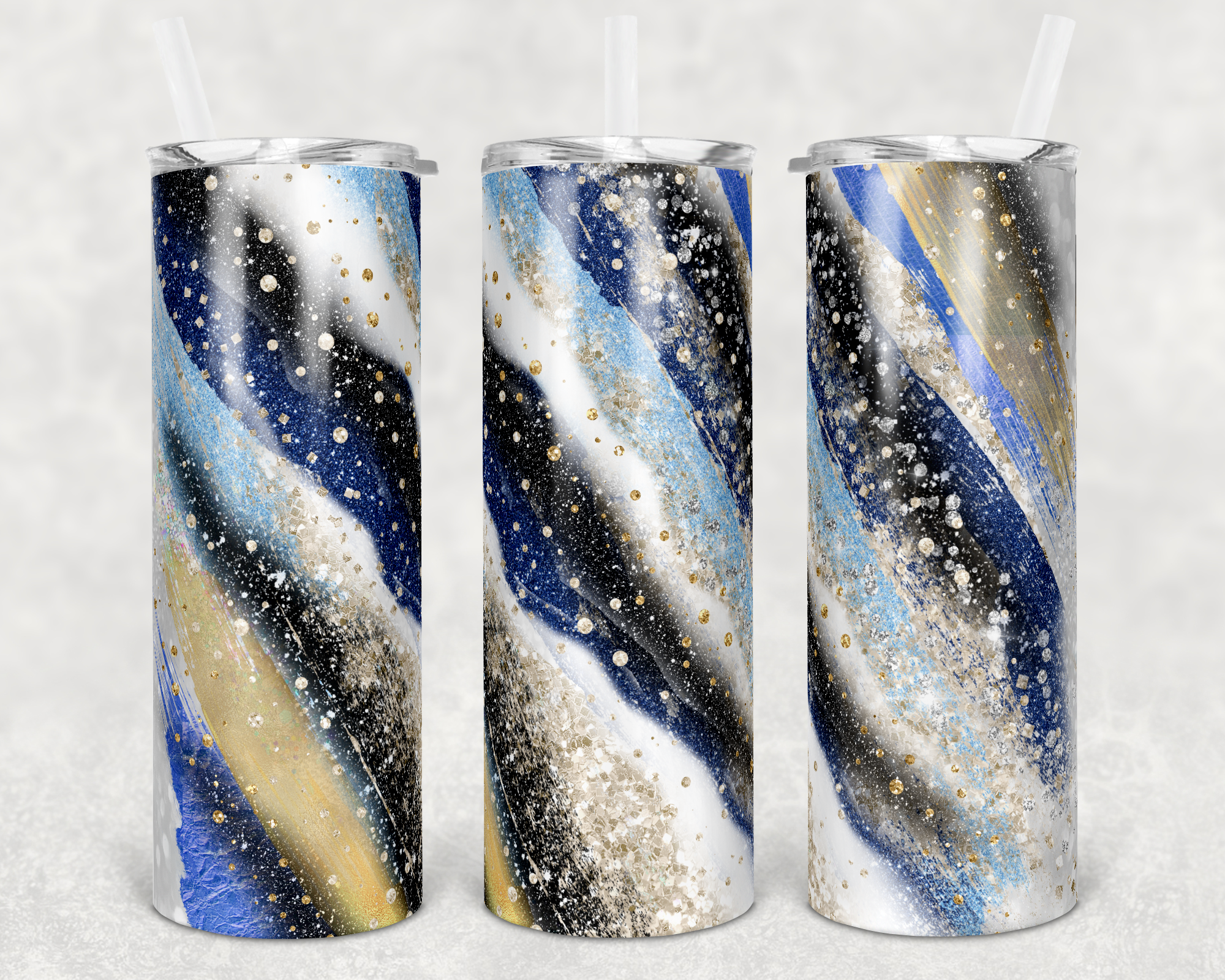 Blue & Gold Milkyway - 20oz Tumbler