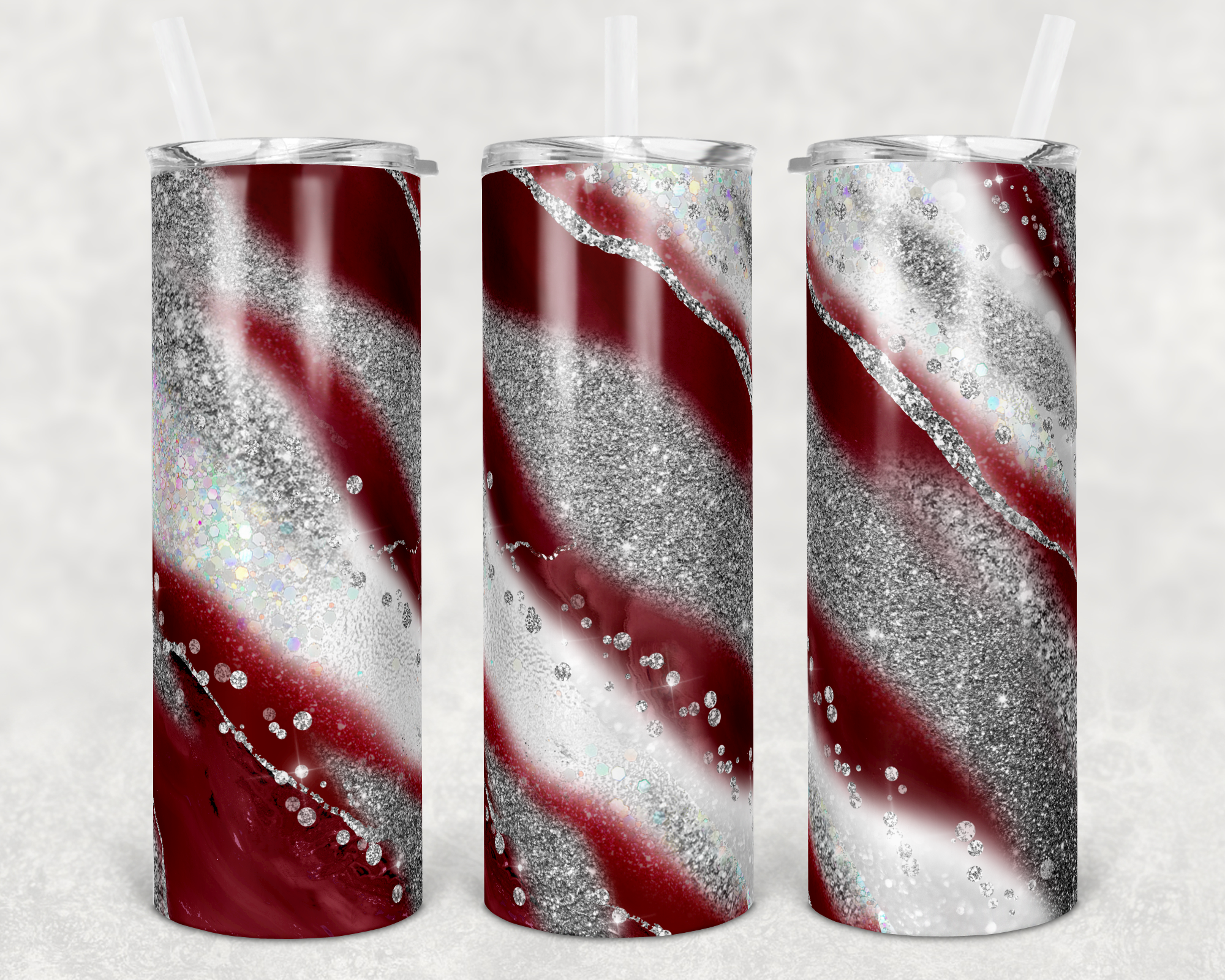 Crimson & Gray Milkyway - 20oz Tumbler