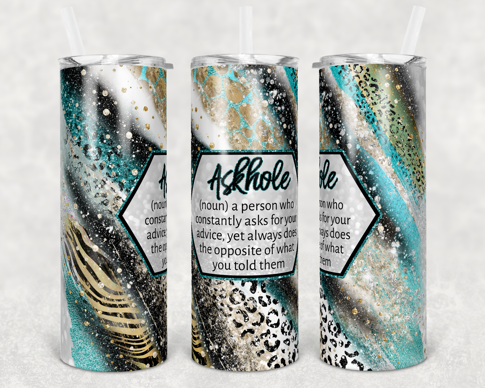 Askhole Definition - 20oz Tumbler