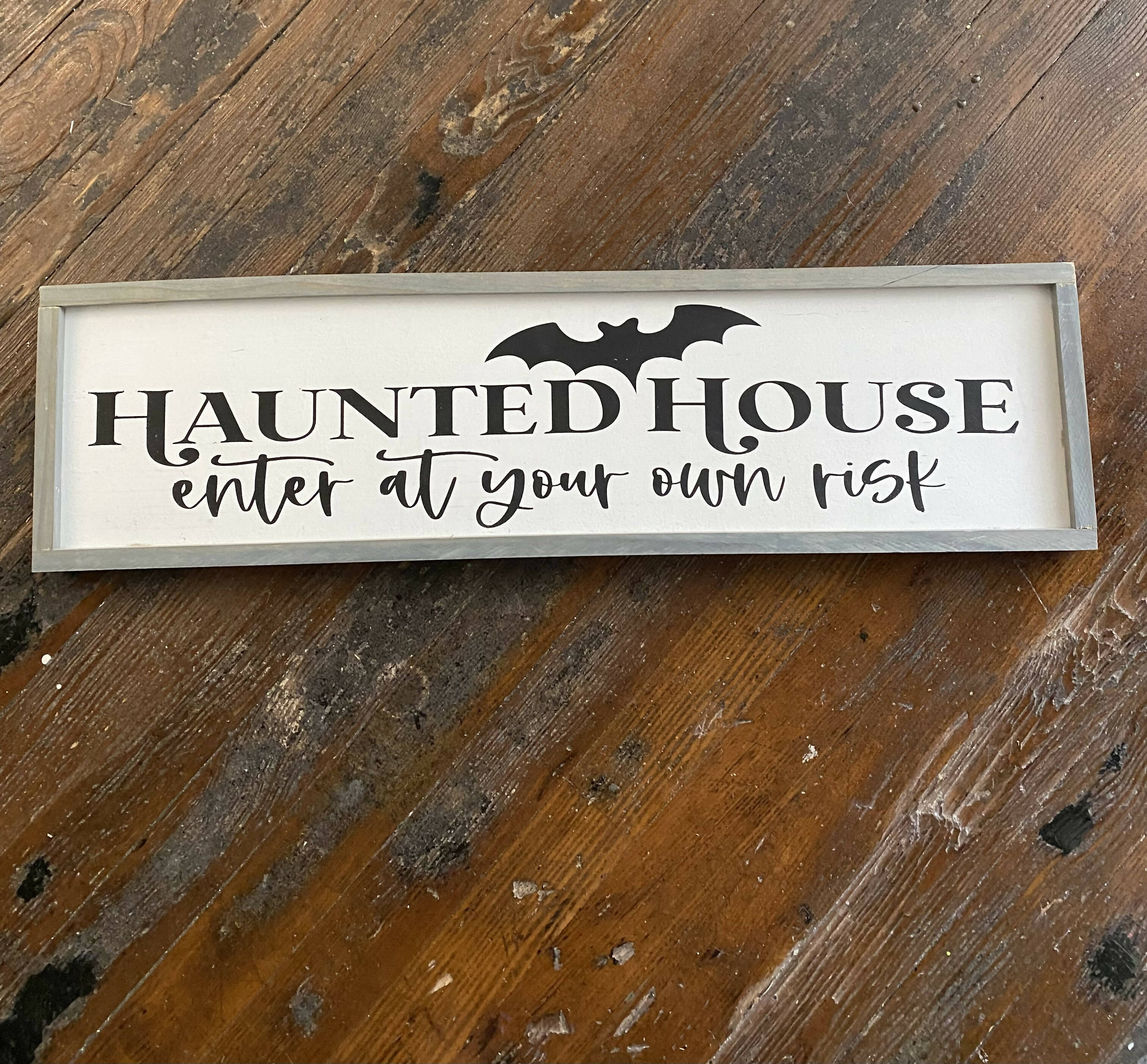 Haunted House Sign