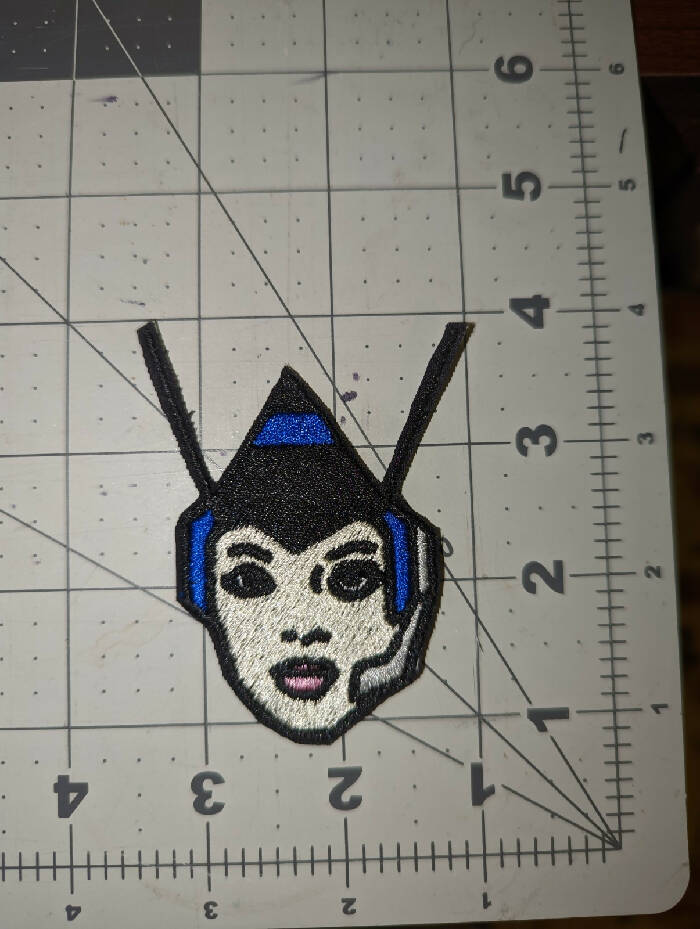 The Wasp Face Iron On Patch