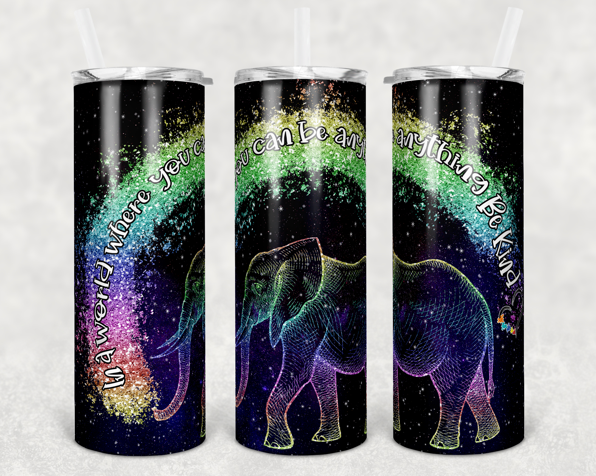 Be Kind Elephant - 20oz Tumbler