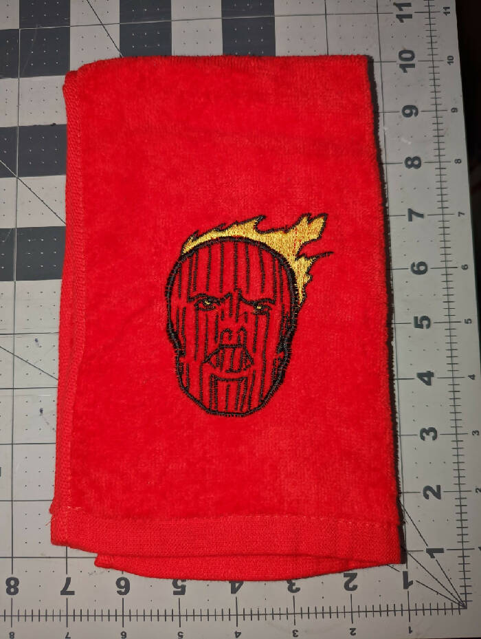 Flamer Face Velour Towel