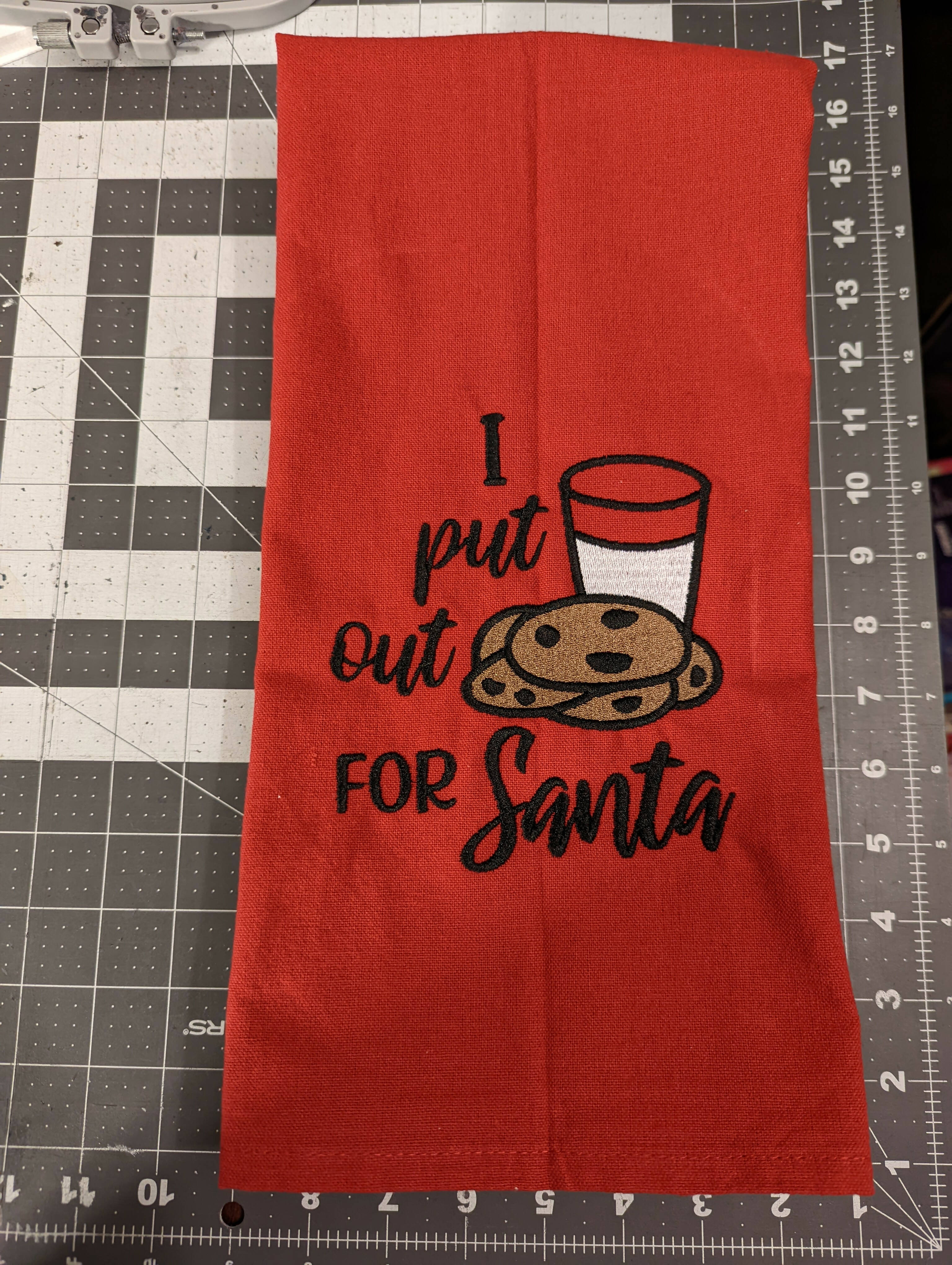 I Put Out for Santa Towel