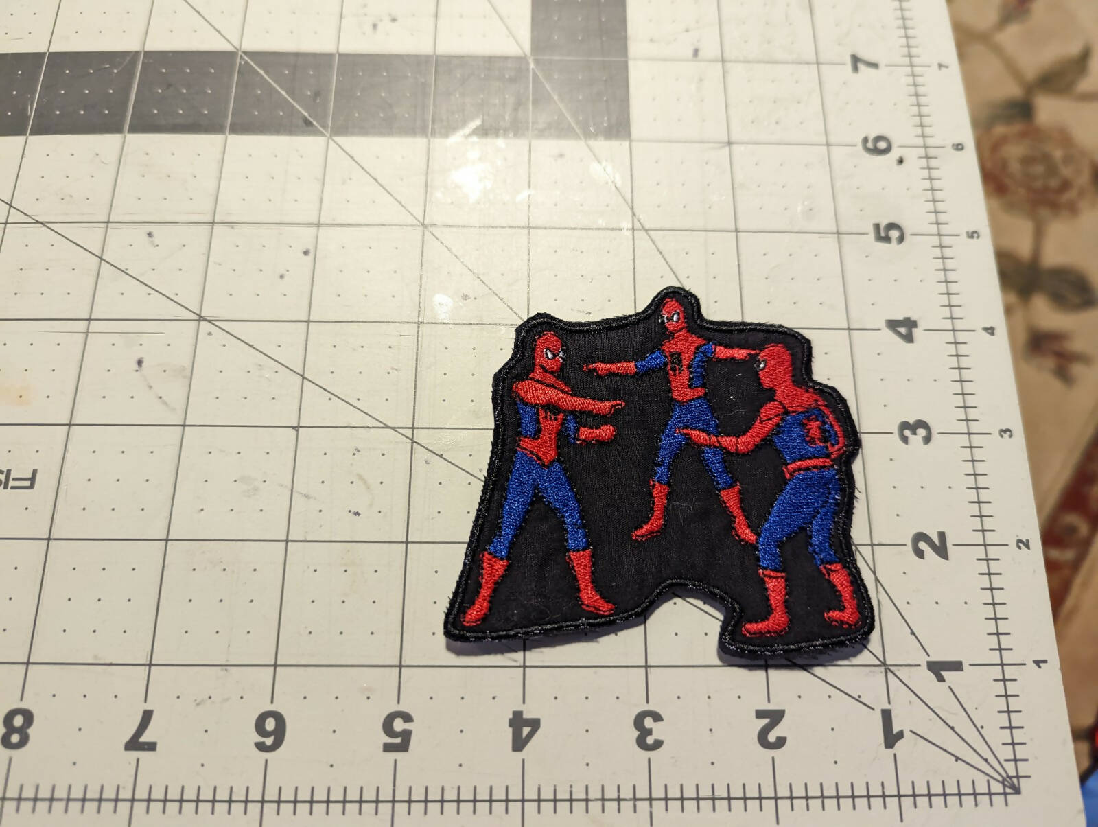 3 Arachnids Iron On Patch