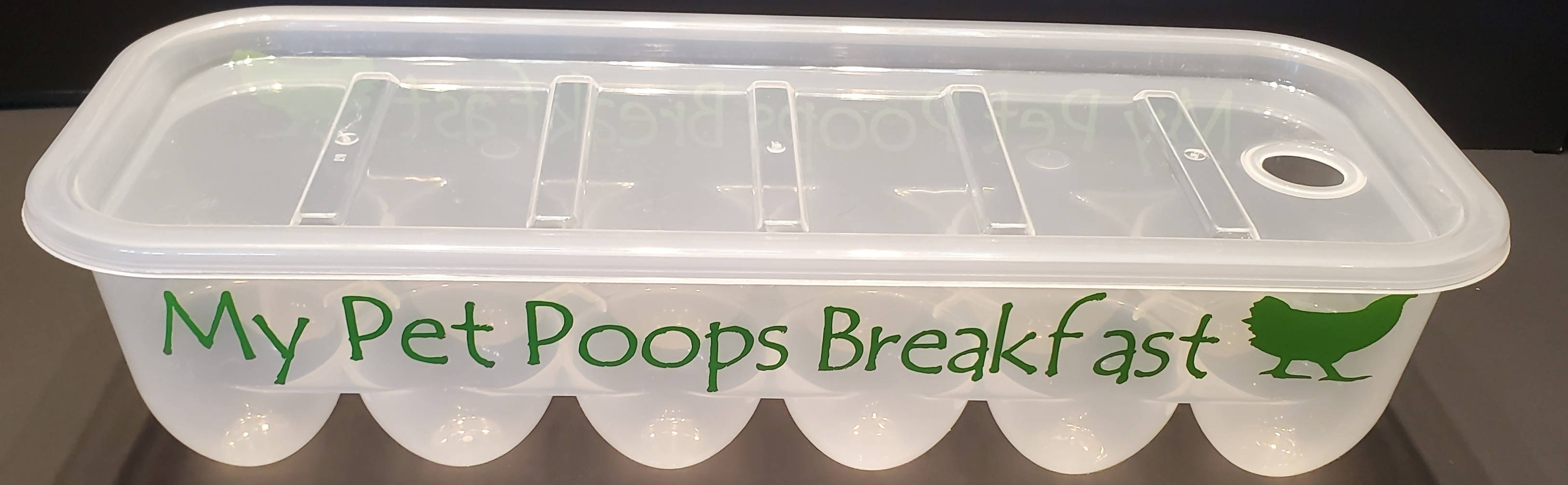 Egg Carton - My Pet Poops Breakfast