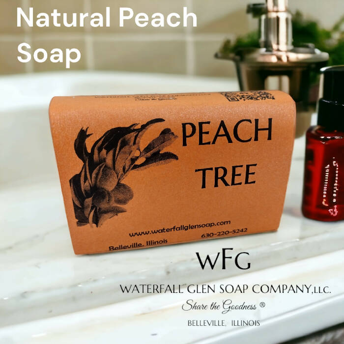 Peach Tree vegan bar soap