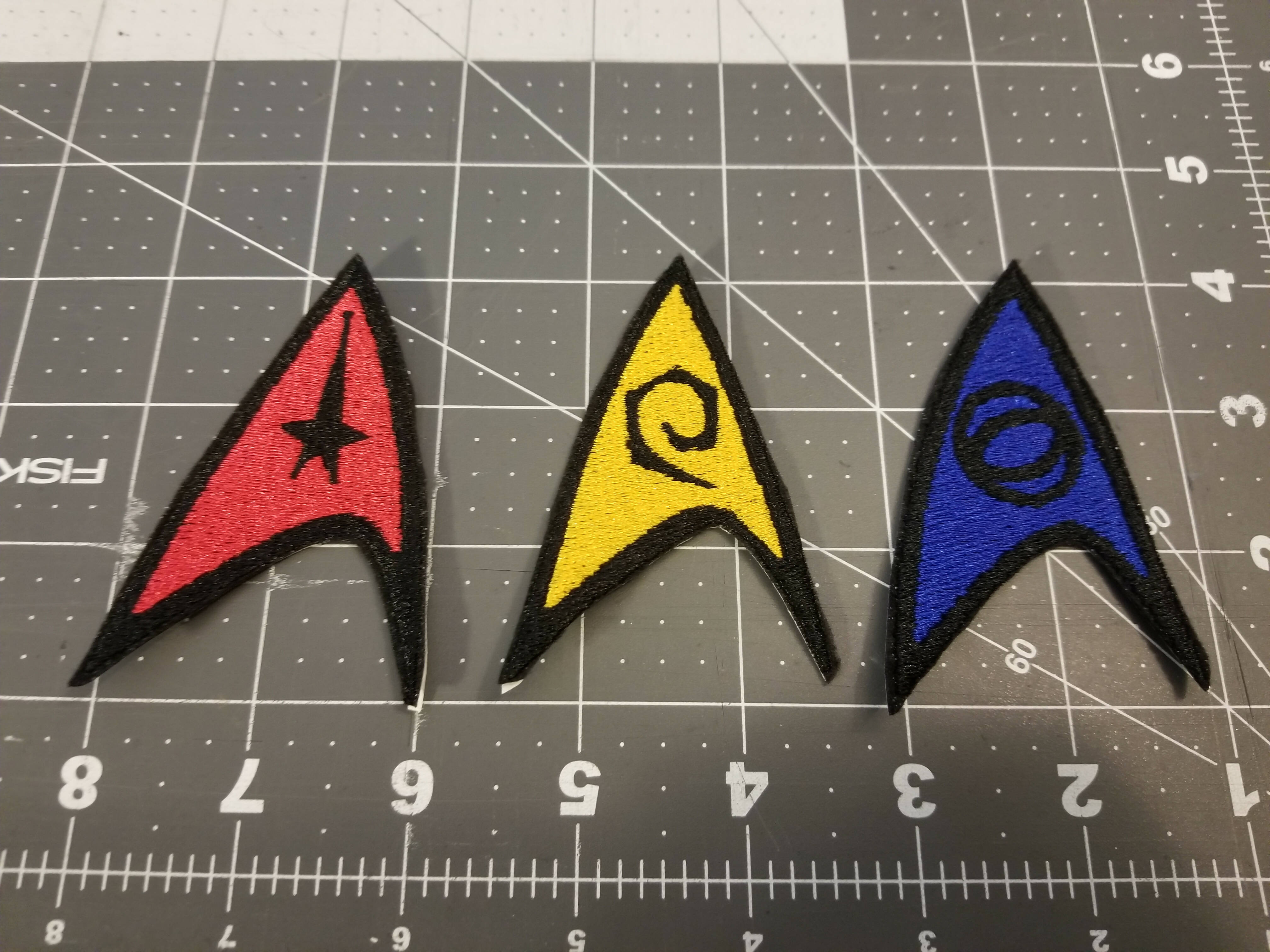 Star Fleet Iron On Patch